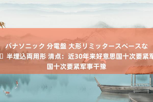 パナソニック 分電盤 大形リミッタースペースなし 露出・半埋込両用形 清点：近30年来好意思国十次要紧军事干豫